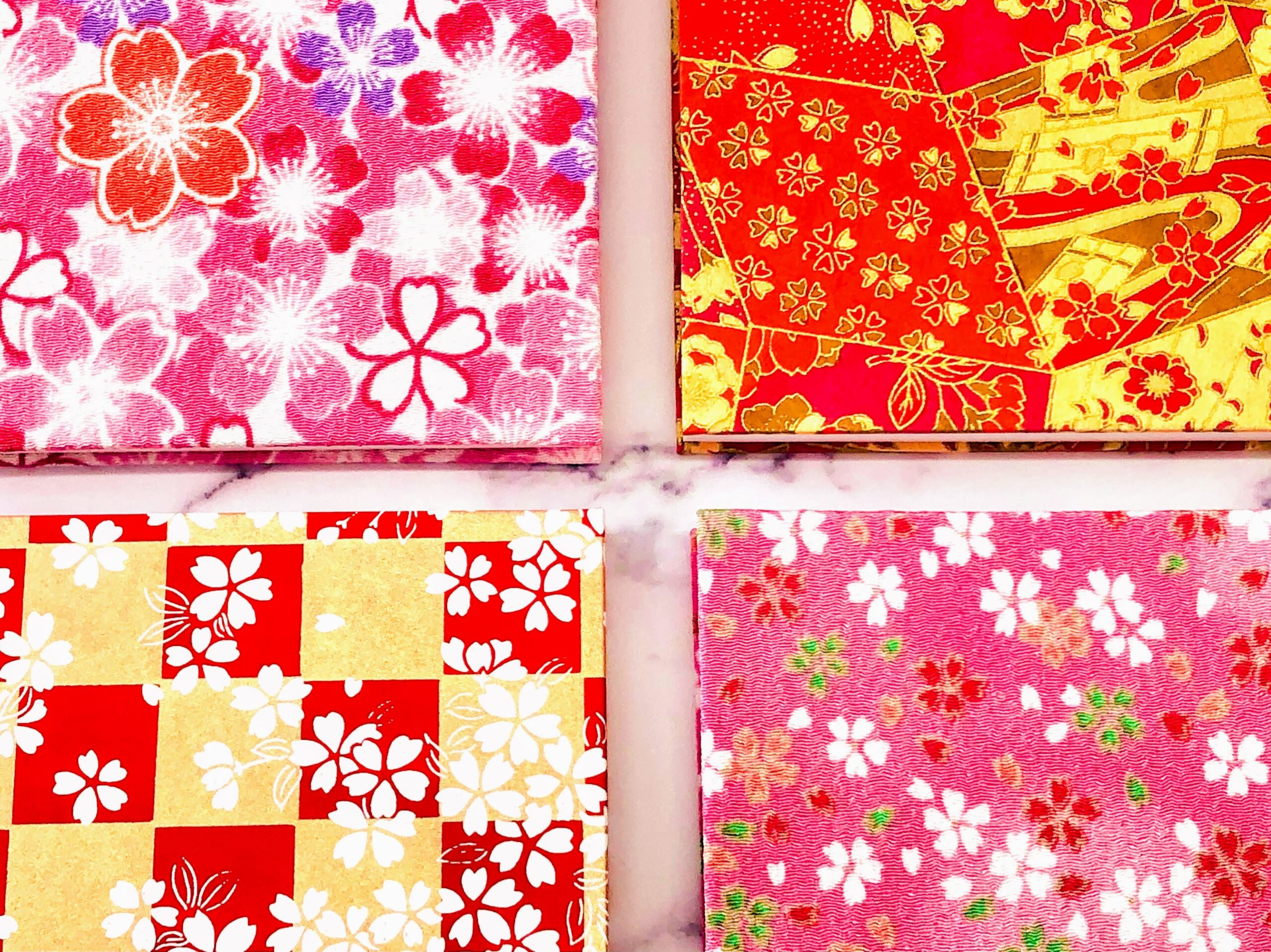 卸売り 御朱印帳バンド桜：ピンク バンド：黒 朱印帳