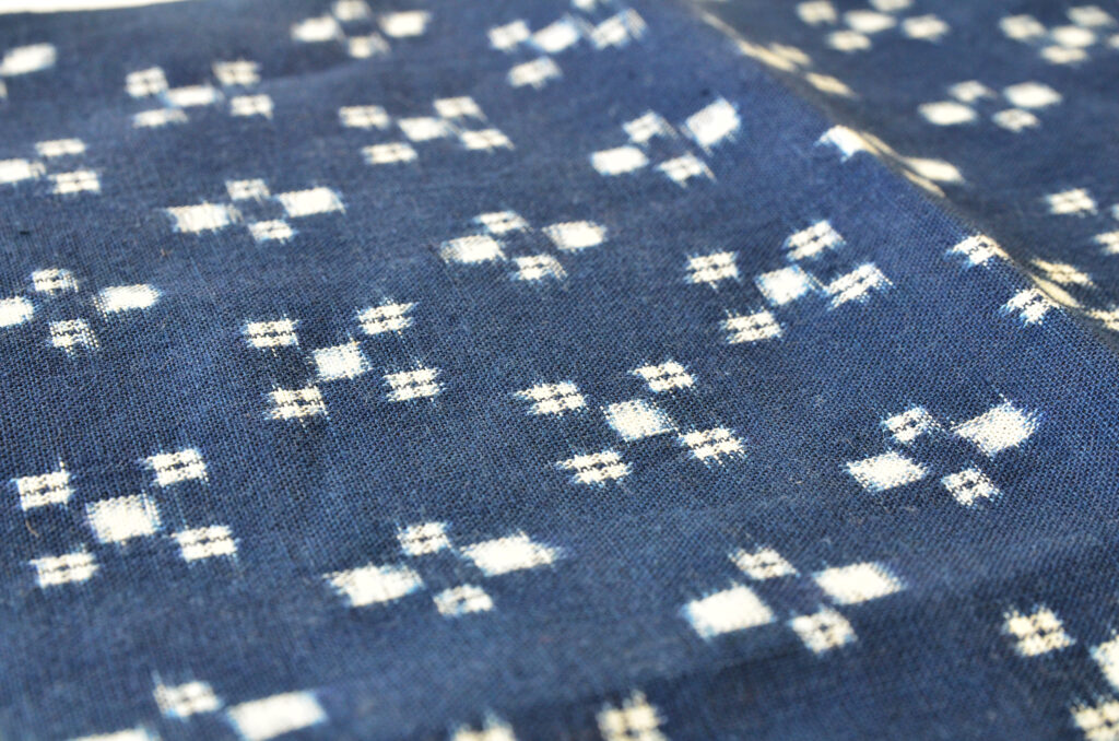 ★数が少なく超希少★岡山県郷土伝統工芸品手織作州絣反物値下げです。ご注意下さい