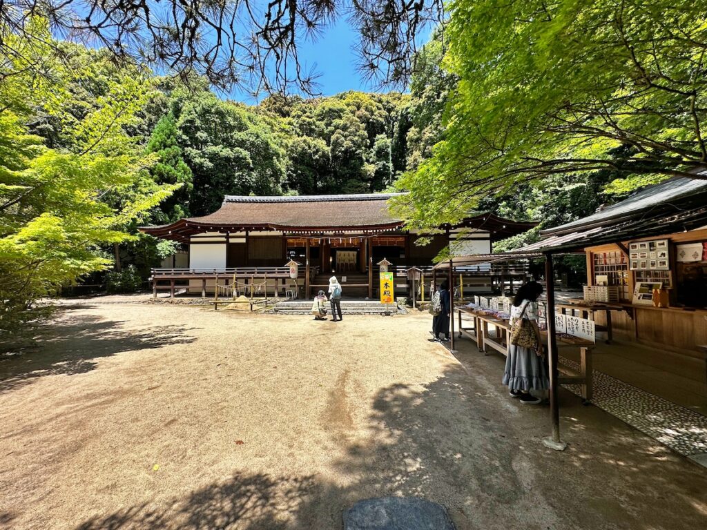 宇治上神社の境内