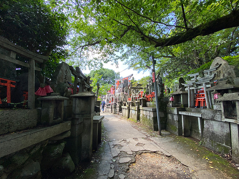 三ノ峰（下社神蹟）への参道