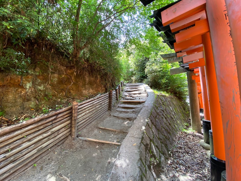 伏見神宝神社への道