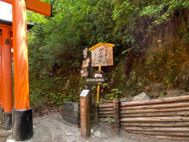 伏見神宝神社　案内看板