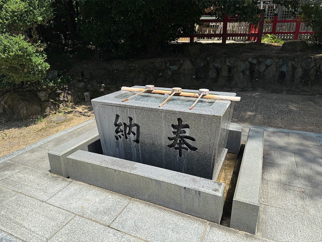 檜原神社の手水