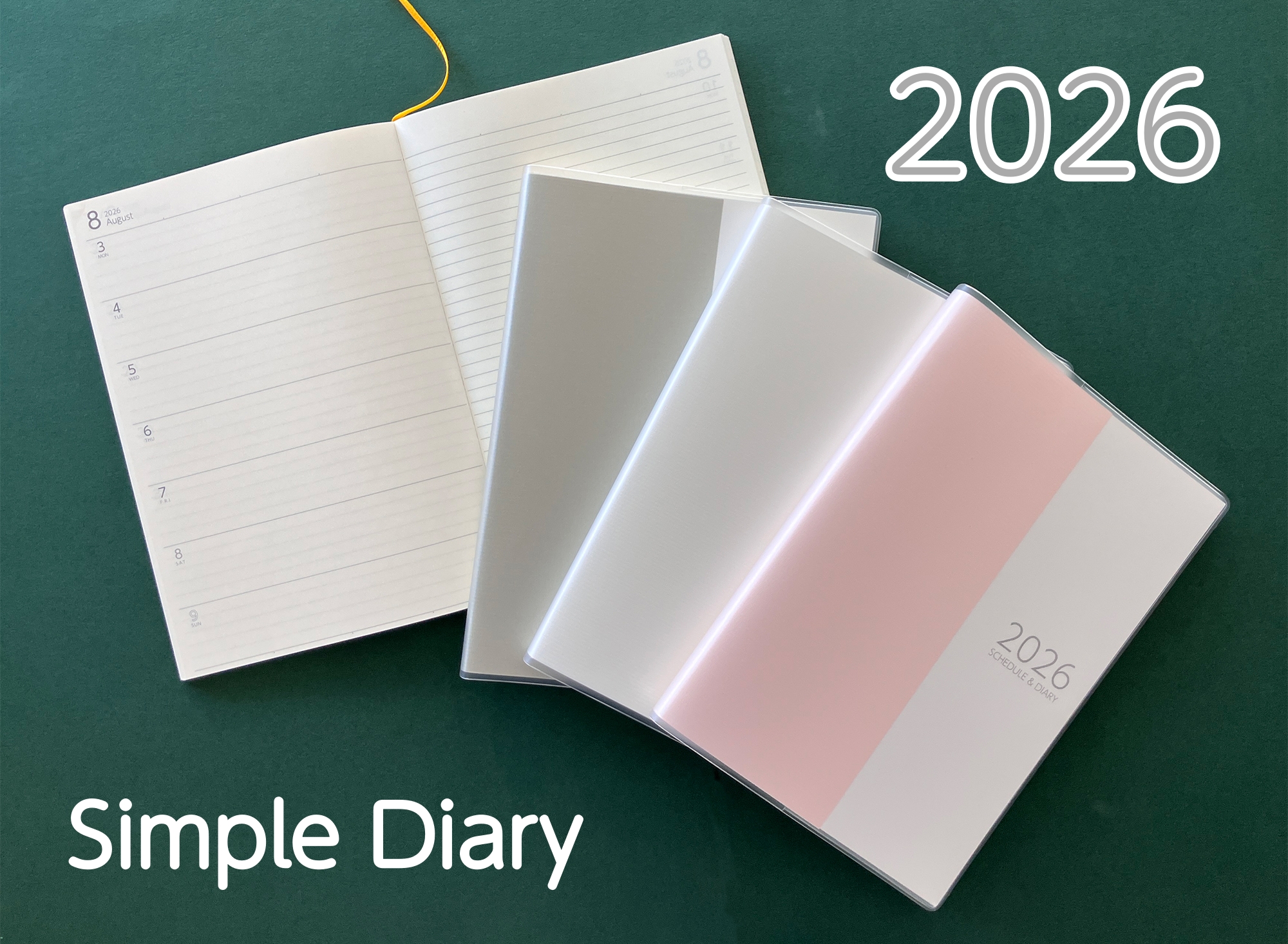 2026年 Atelier Doré スケジュール帳 2026 Diary Atelier Doré