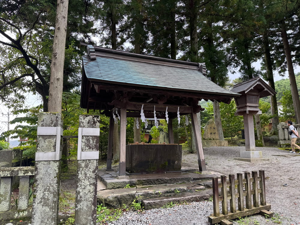 諏訪大社 前宮 手水舎