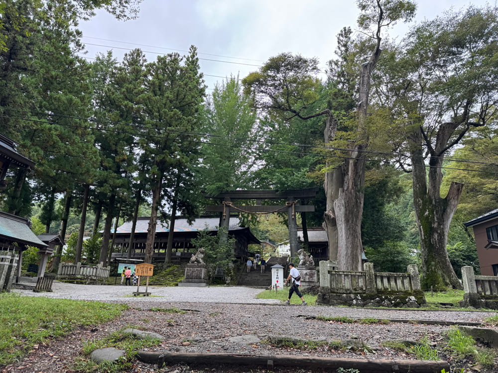 諏訪大社 前宮 神原