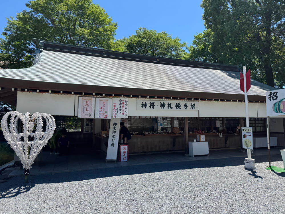 松尾大社の授与所